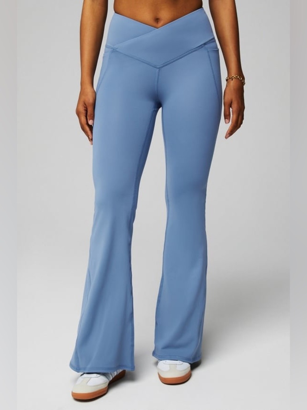 Oasis PureLuxe High-Waisted Crossover Flare - Size Medium